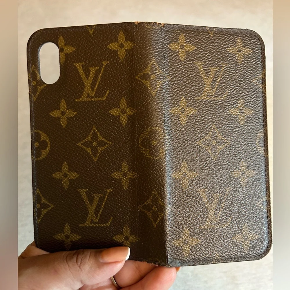 Louis Vuitton Folio case for IPhone X. Used but in great condition.